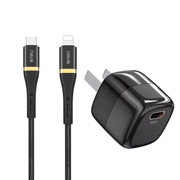 Bộ cáp sạc iPhone Wiwu 20W Bộ cáp sạc iPhone Wiwu 20W