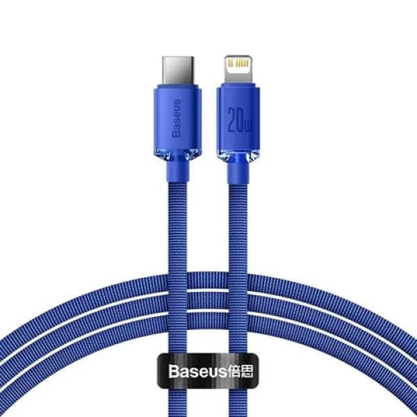 Cáp sạc Baseus CW-FXP Crystal Shine USB-C to Lightning 1.2m Cáp sạc Baseus CW-FXP Crystal Shine USB-C to Lightning 1.2m